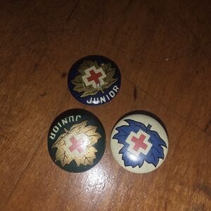 vintage Canadian Red Cross blood donor pin Lot Of 3